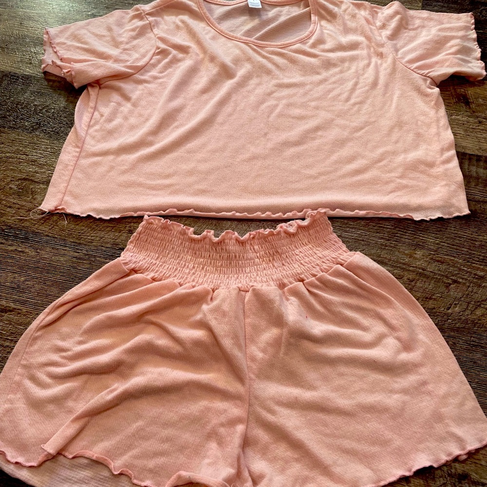Pjs pants small and shirt large